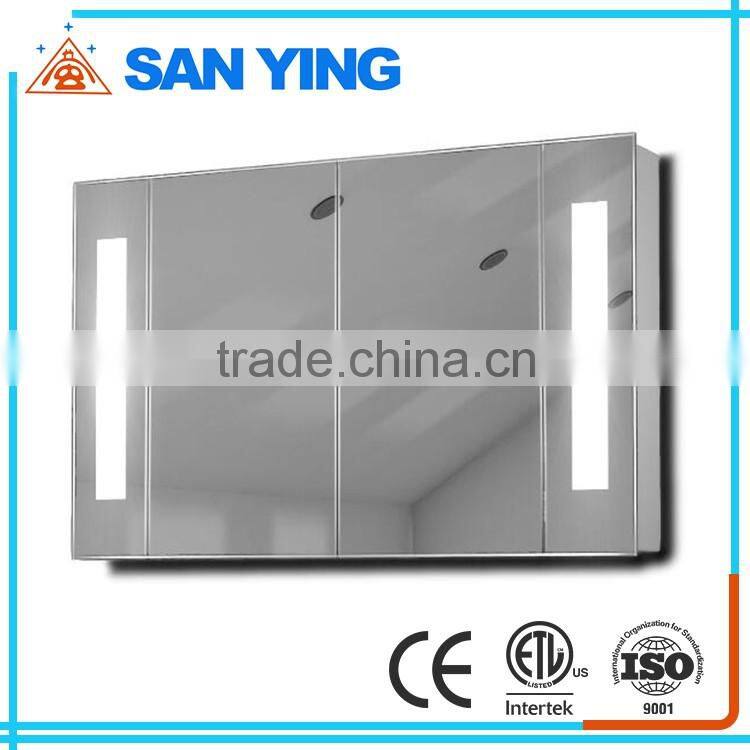 Good quality Double sided mirror doors bathroom mirror cabinet