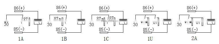 Automotive Relays small relay 12V 24V 40A 60A 4 PIN 5 PIN WM633