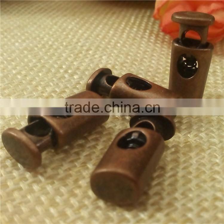 fashion metal sliver cord end on sale