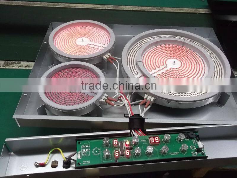 3 burner electrical ceramic hob