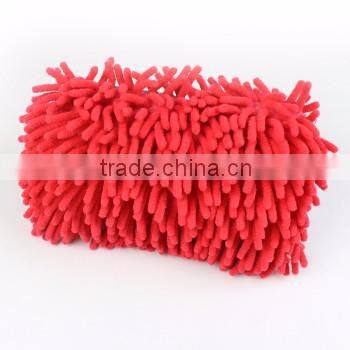 Double Microfiber Mitten For Automobile Wash