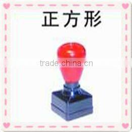 2015 Alibaba China Custom Rubber Stamp Materials Office Stamp Rubber Stamp holder/plastic handle stamps