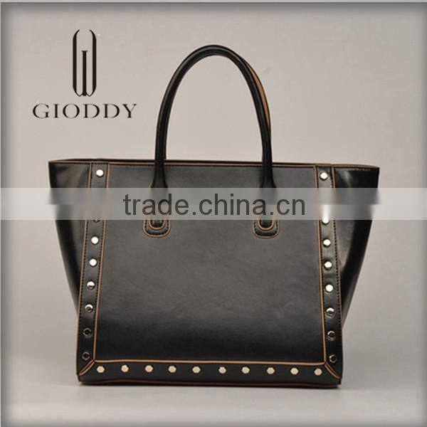 Designers' faver style genuine leather hand bag fashion lady handbag