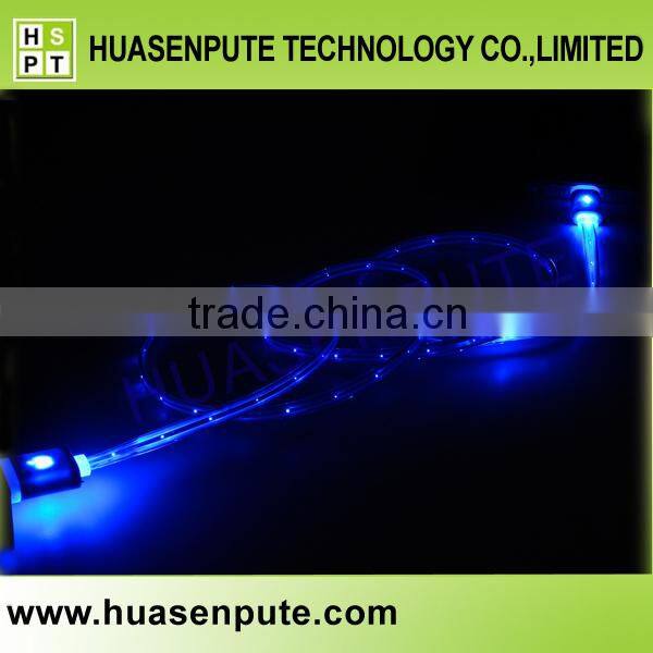 Mobile Accessory LED USB Cable, Lighting Data USB Cable for Mobile Phone