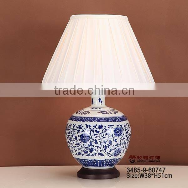 hot sales Chinese blue and white table lamp