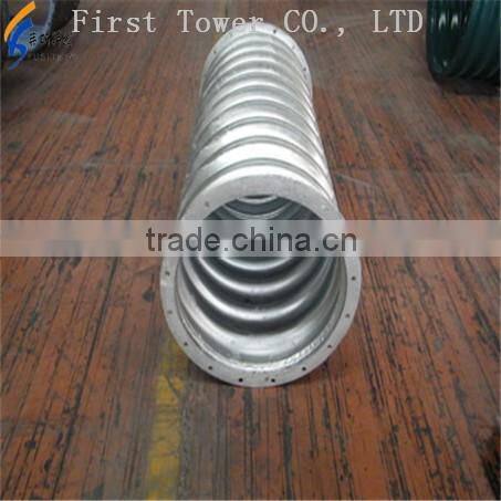 Hot dip galvanized Corrugated steel drain pipe