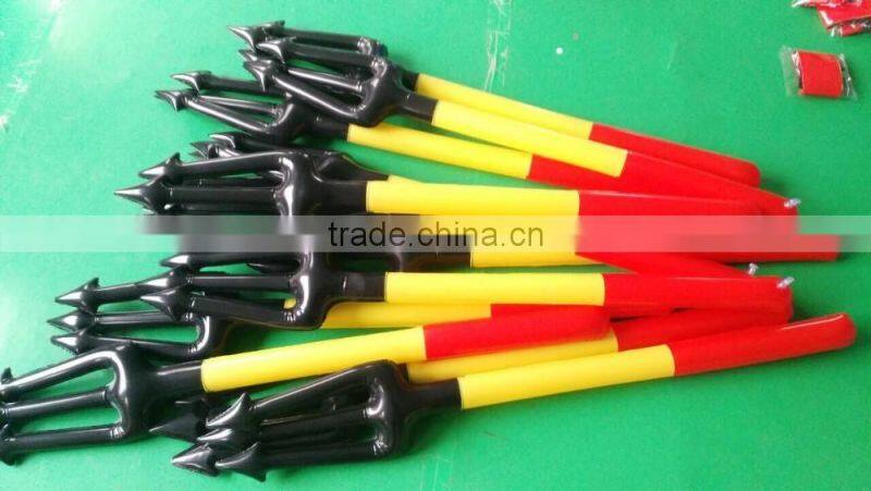 promotional Inflatable Trident with Belgium flag color