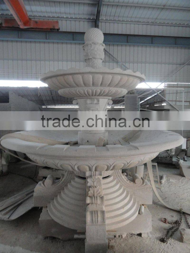 marble water fountain statues