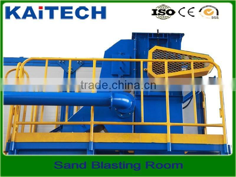 Environmentally Industry cleaning large parts: blasting room