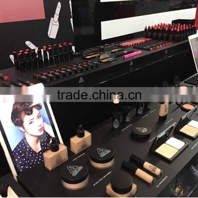 high quality acrylic cosmetic display, manufacturer cosmetic display, cosmetic product display stands