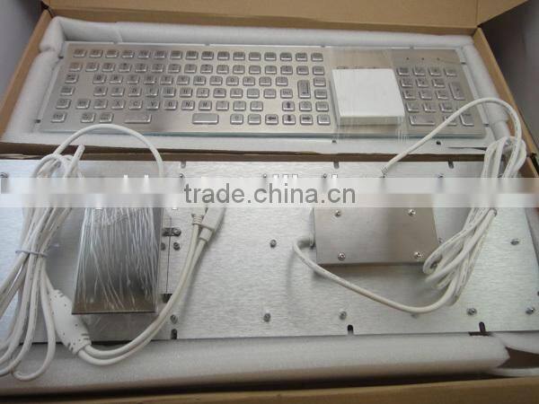 High quality telecommunication equipment metal keyboard