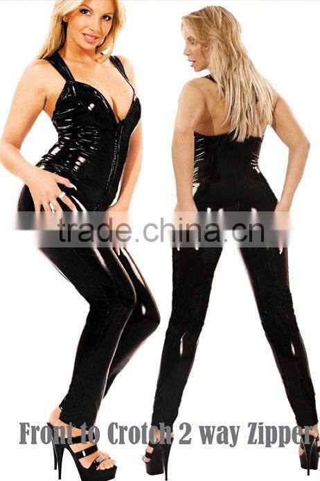 2013 new design rivet bra sexy clubwear catsuits