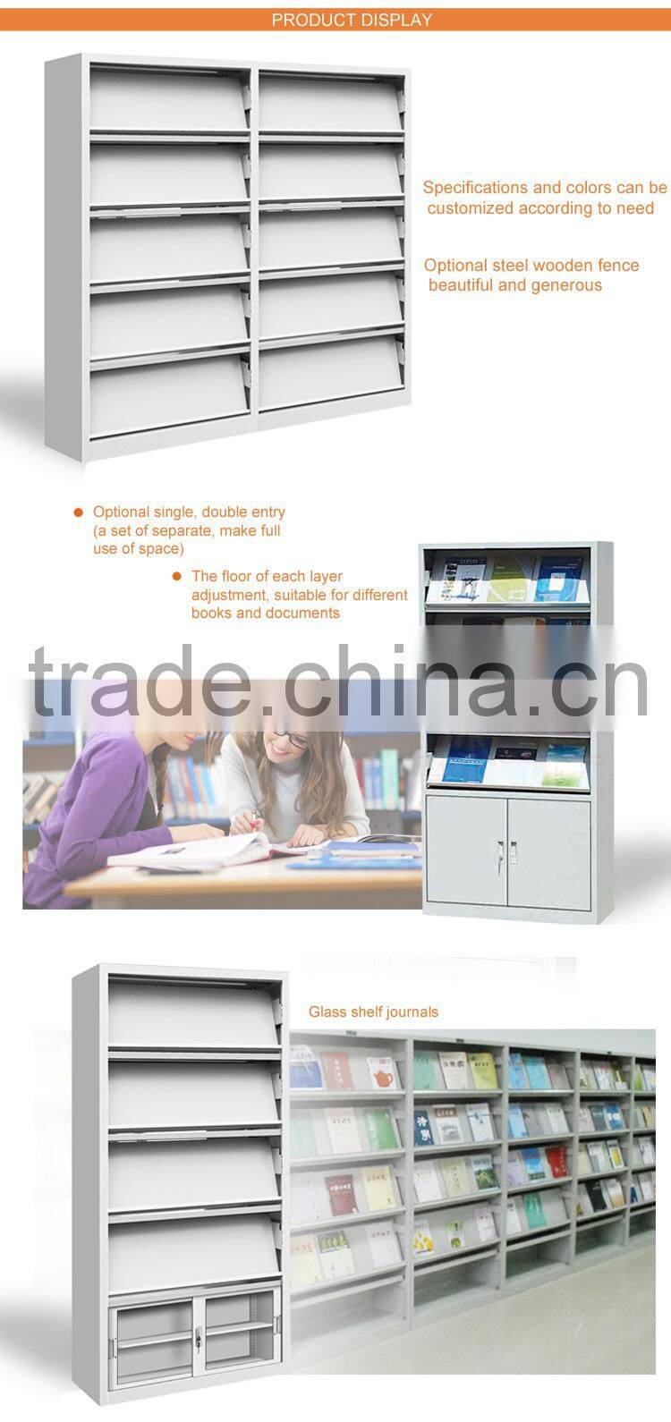 henan shengwei office furniture steel material magazine rack