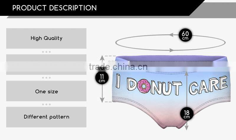 3D print 10pcs selling factory direct sale fast deliver summer new style fashion boxer underpants for fashion women wear