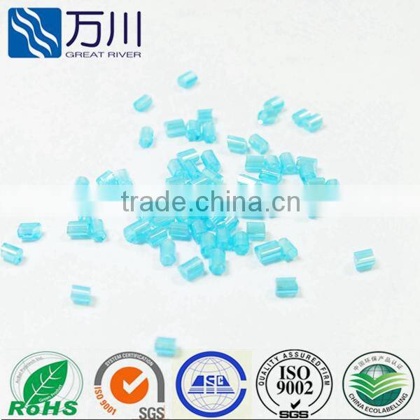 fashion glass bugles color silver fancy glass beads