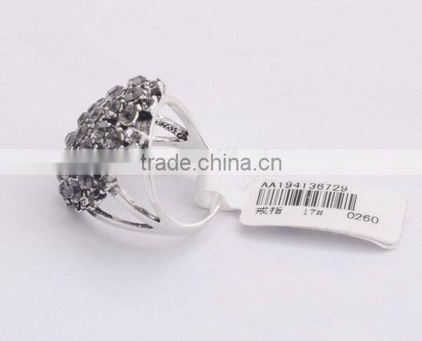 Thumb Crystal Gothic Ring Fashion Rhinestones Filled Ring