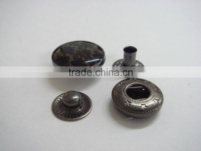 17mm popular garments accessory elegant drop rubber snap button