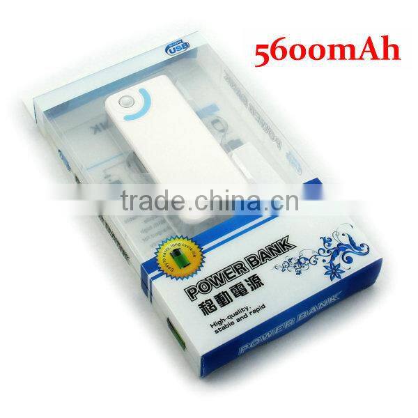 rechargeable battery 5600mAh power bank for consumer electronic products