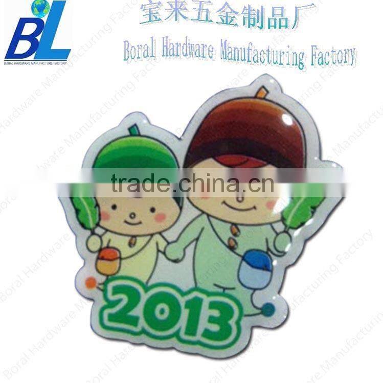 Promotional printed santa fridge magnet