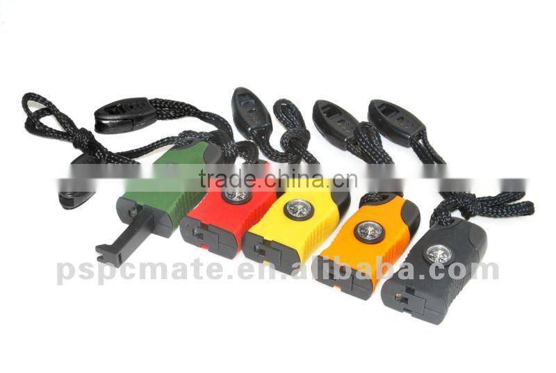 new fire starter with compass&whistle the latest modle emergency survival