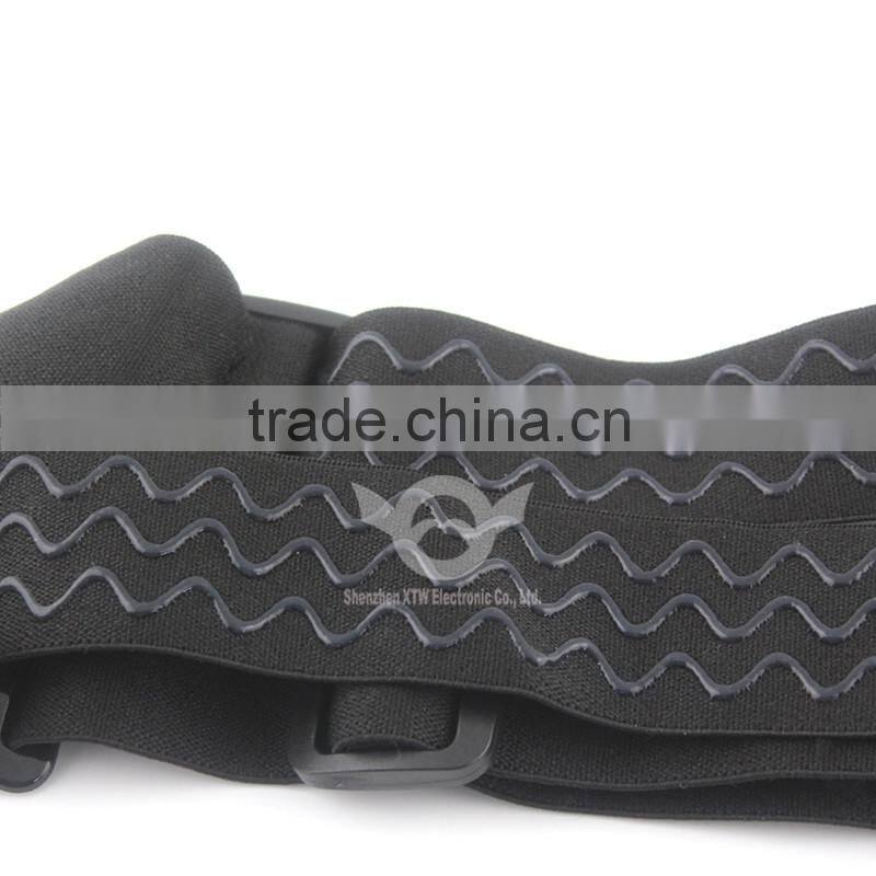 Elastic Adjustable Head Strap For GoPro Hero 3+/3/2/1, with anti-slide glue like original one, with storage bag GP23