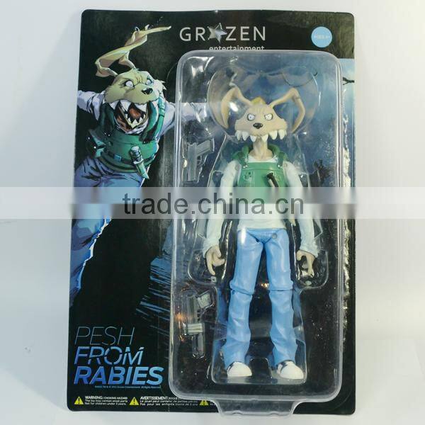 Cartoon Monster plastic toys figure,OEM plastic figure.Popular game character