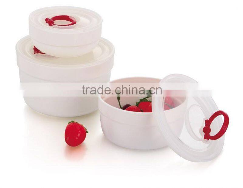 2016 Food Grade Microwave Safe Storage Box Plastic Food Container Set
