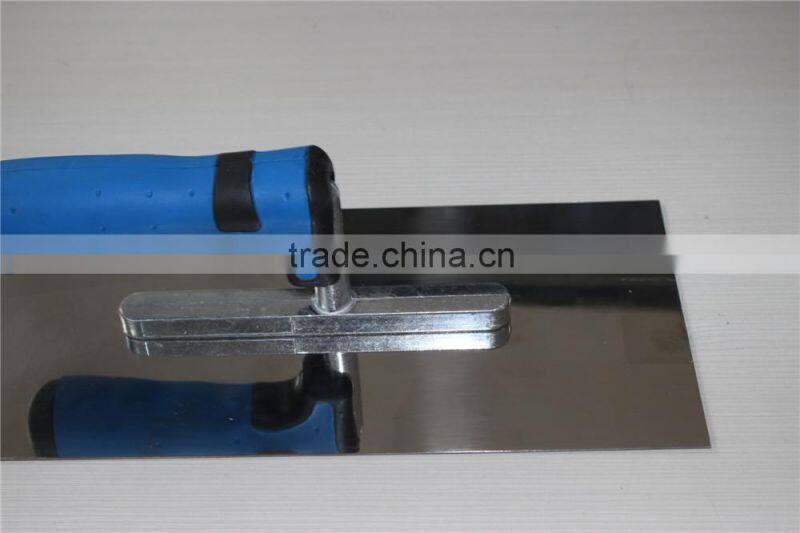 Plastering trowel / stainless steel blade construction tools / PP hand