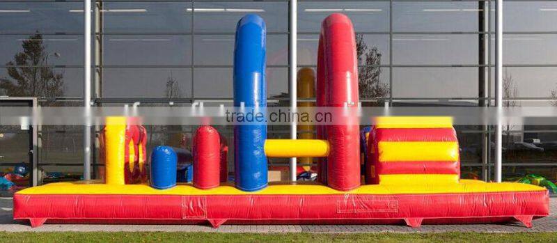 Mini children cheap inflatable obstacles course equipment