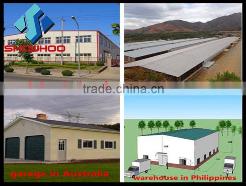 Ready-made Steel Structure Steel Frame Construction Workshop For Sale
