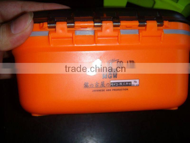 2014 Hot sale manufacturer sale clear plastic two layers fishing tackle box