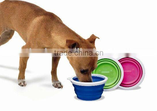 Foldable Silicone Pet Travel Bowl & Pet Feeding Tools