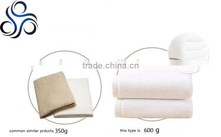2016 luxury cotton terry white hotel hand towels for hotel use