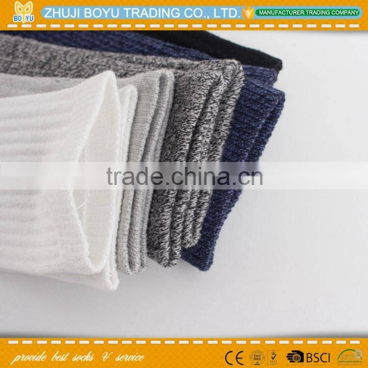 BY-160003 Simple business casual socks custom classic warm socks