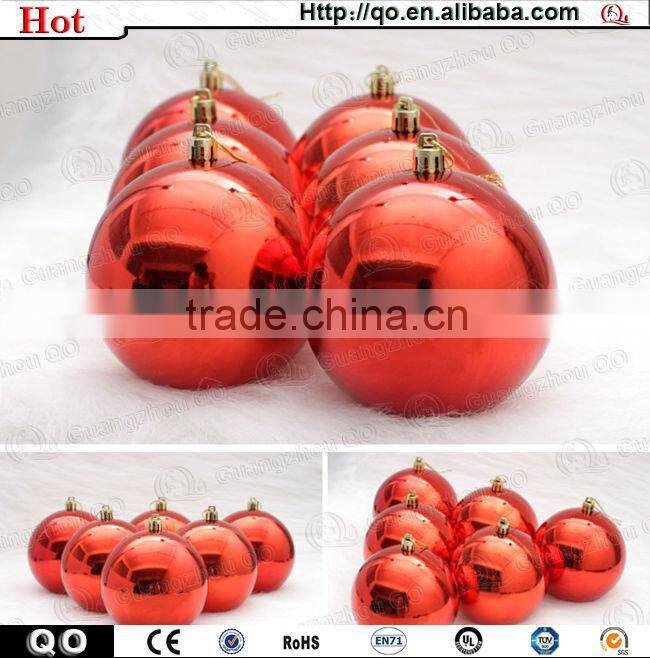 2014 best selling colorful plastic christmas ball for X'mas decoration