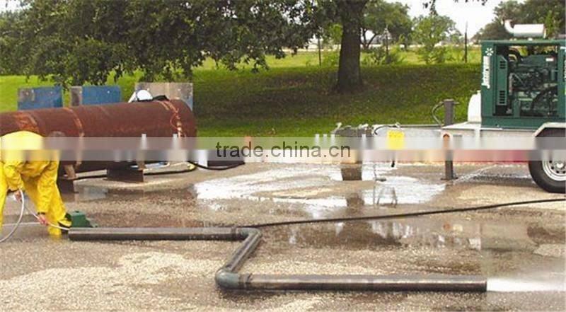 150 bar 50l/min 24HP Honda engine electric high pressure water jet cleaner water jet pipe cleaner