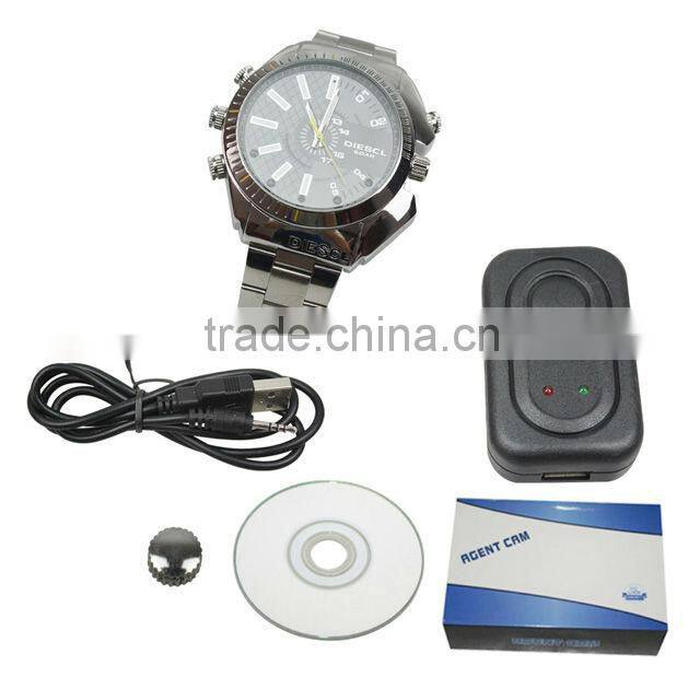 IR waterproof watch camera mini dvr camera JVE-3105G-1 portable dvr camera