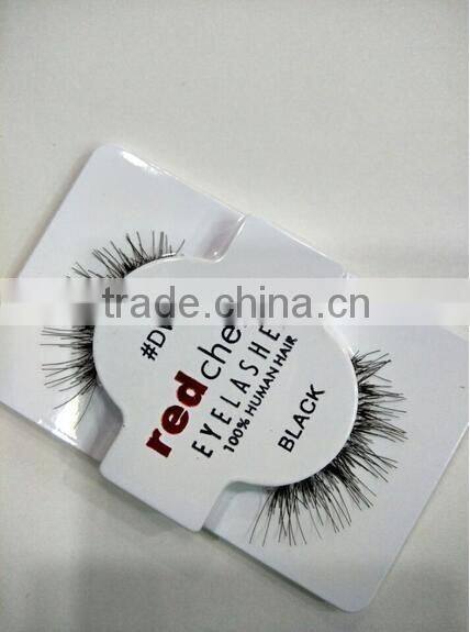 Red Cherry 100% False Human Hair Eyelashes Makeup Eye Adhesives Handmade private label mink eyelashes