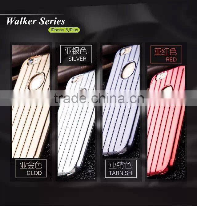 For iphone 6/plus Style case cover, TOP Electroplating, Luggage TPU material special series
