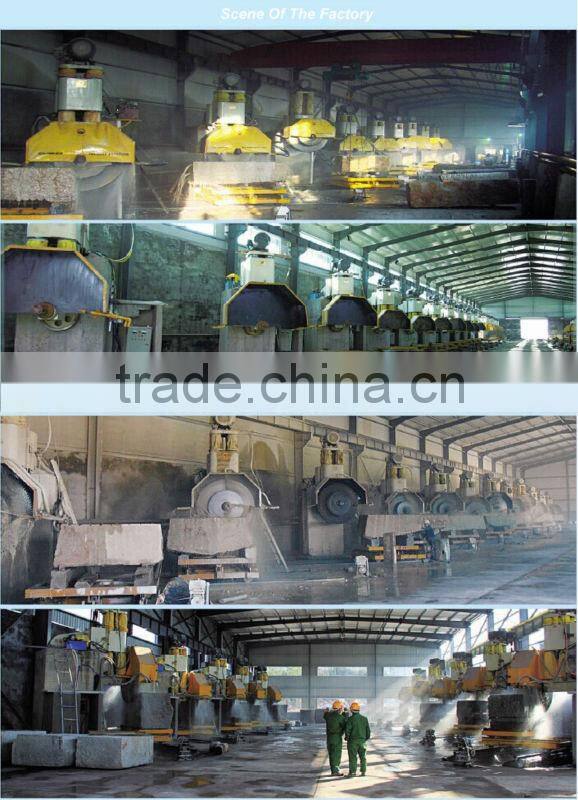 Single-arm Hydraulic Cylindrical Guide Multi Blades Brige Saw Stone Cutting Machine 12 Blades