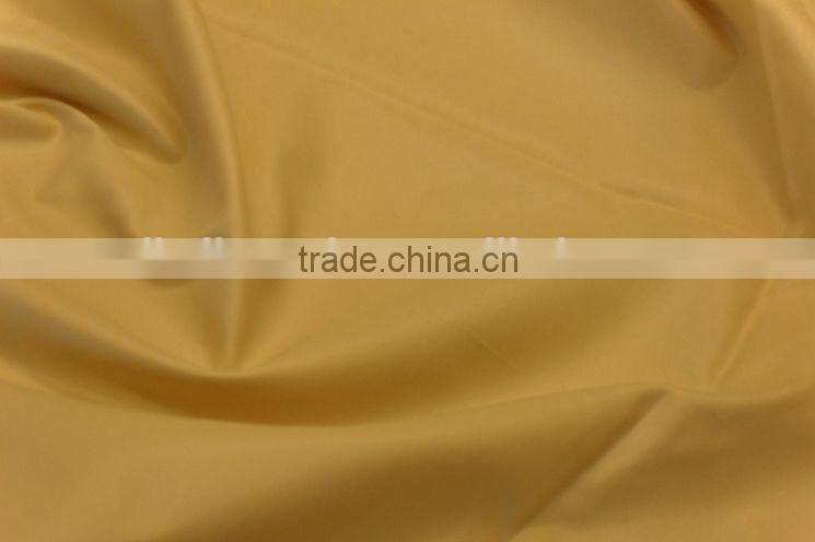 Factory wholesales 2014 textile newly design polyester fabric taffeta bright for garment, lining, suit, jacket and proof coat