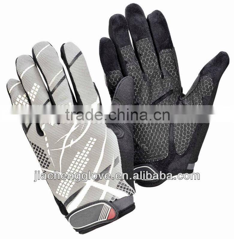 cycling gloves with microfiber palm and spandex fabric back; sport glove; gym gloves; cycling gloves