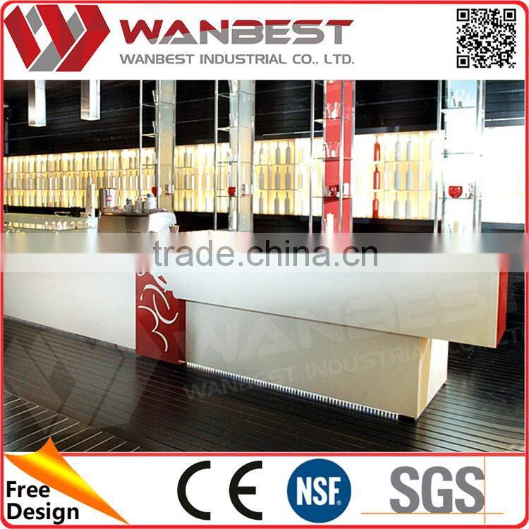 Wholesale Cheap special boat shape counter bar