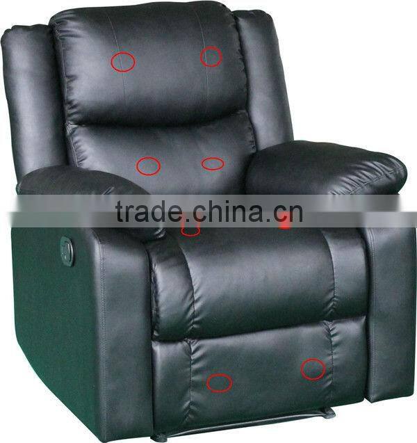 2016 new model upholstered leather sofa / living room furniture / relax chair