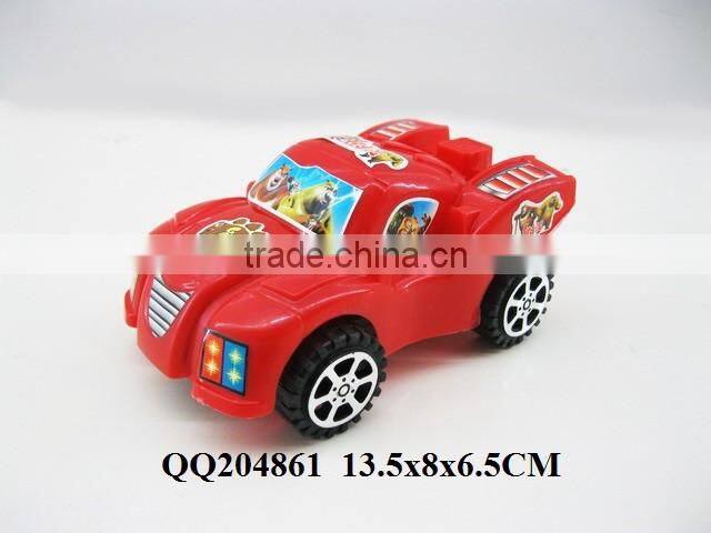 New plastic kids pull line toys car with light can put sugar,Pull line toy car
