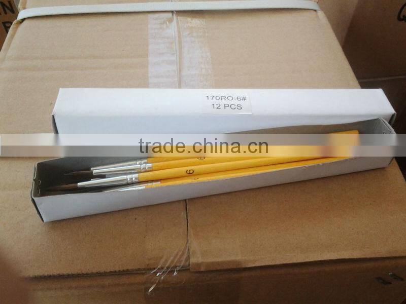 artist plastic bottle packing natural hair makeup brush set