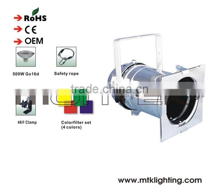 warm white par 64 chrome portable disco dj party par64 light aluminum par can