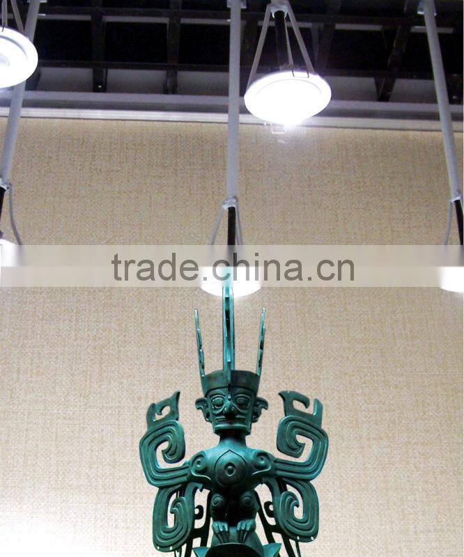 multi strand PMMA end glow fiber optic lighting cable with black PVC jacket