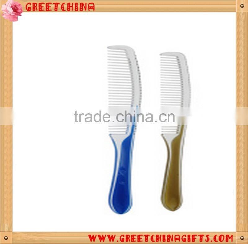Hotel recyclable double colors hair comb with eco-friendly paper cover