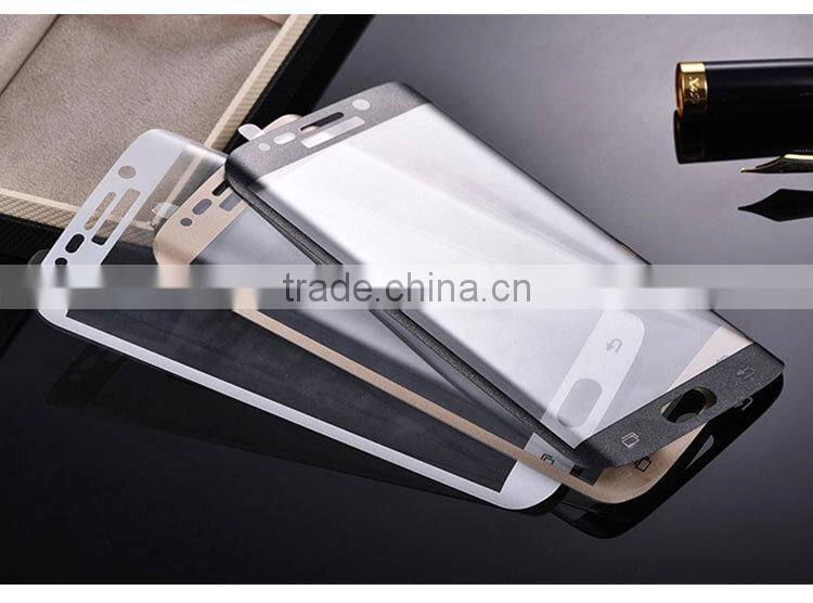 2016 Full Curved Tempered Glass Screen Protector for Samsung Galaxy S6 Edge